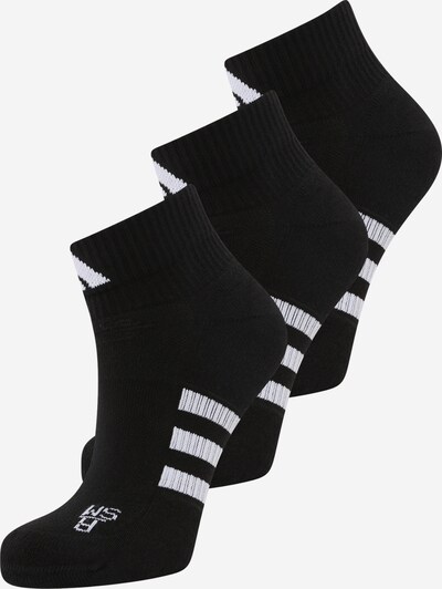 ADIDAS PERFORMANCE Chaussettes de sport en noir / blanc, Vue avec produit