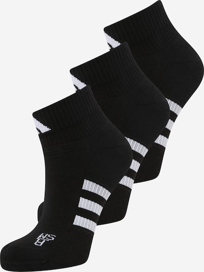 ADIDAS PERFORMANCE Sports socks 'Performance Cushioned -cut 3 Pairs' in Black / White, Item view