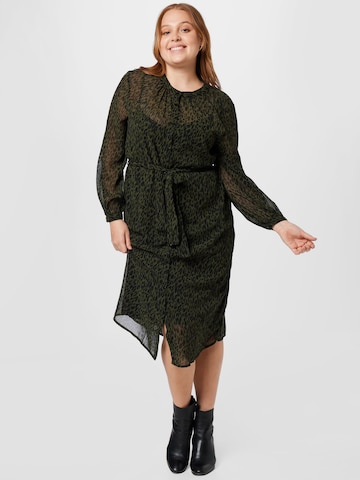 ABOUT YOU Curvy Dress 'Shari' in Green: front