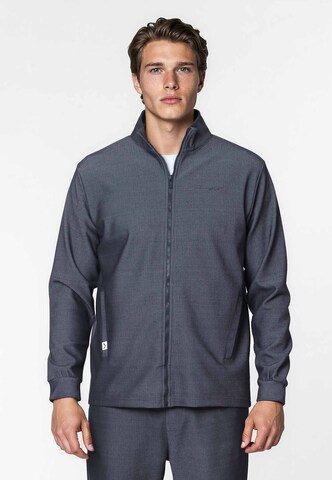 Veste de survêtement 'La Vida' Kleinigkeit en bleu : devant