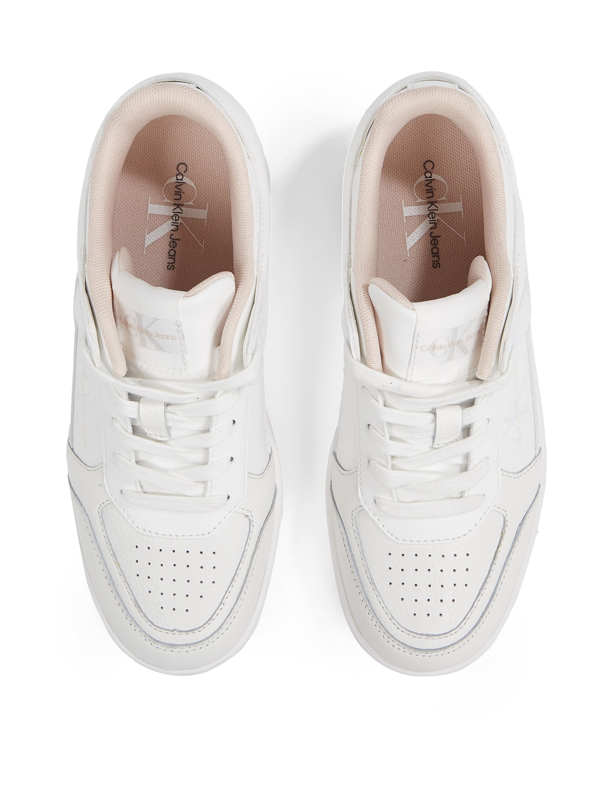 Sneaker low 'BASKET' de la Calvin Klein pe alb