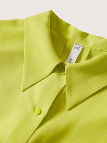 Camicia da donna 'LIM' di MANGO in verde