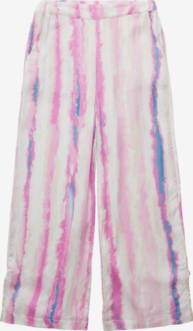 Wide leg Pantaloni di TOM TAILOR in rosa: frontale