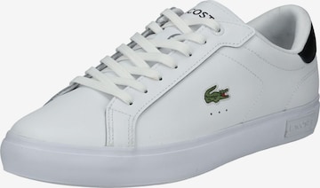 LACOSTE Sneaker low i hvid: forside
