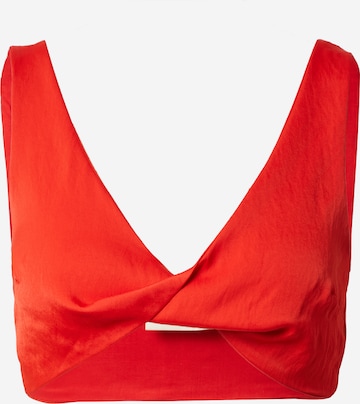 A LOT LESS - Top 'Verena' en rojo: frente