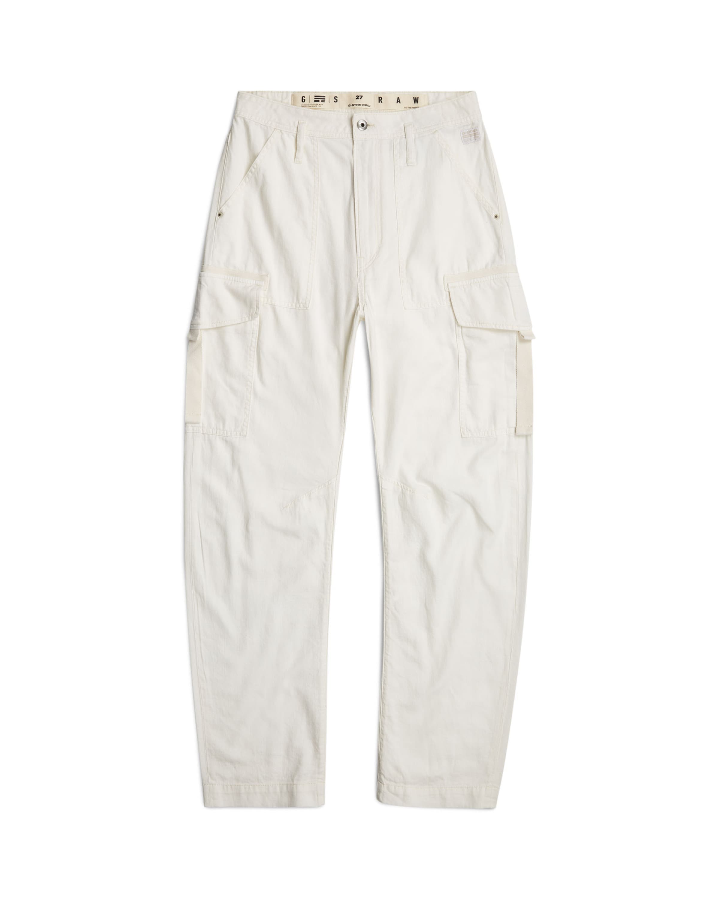 G-STAR Regular Cargohose in Weiß: Vorderseite