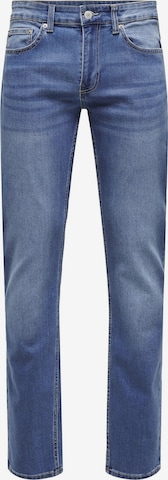 Only & Sons Regular Jeans in Blauw: voorkant