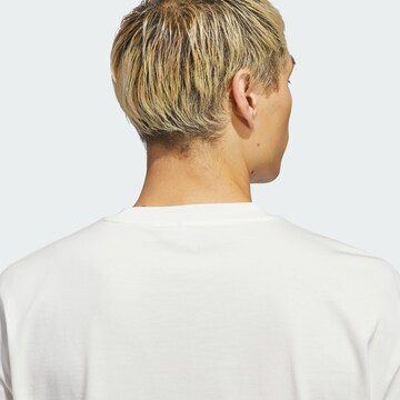 Maglietta 'Only The Best For The Athlete' di ADIDAS ORIGINALS in bianco