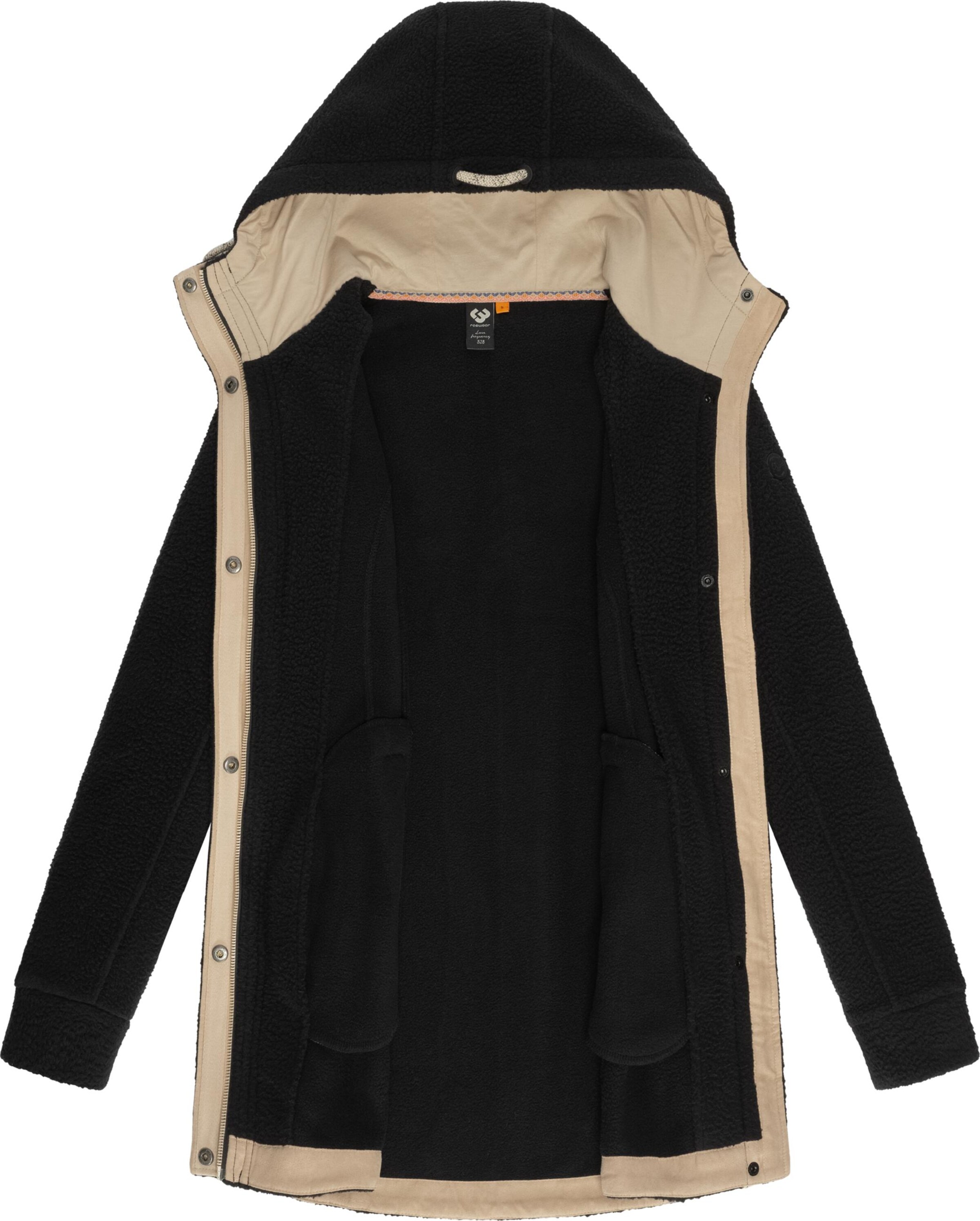 juoda Ragwear Demisezoninis paltas