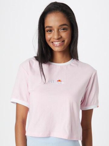 ELLESSE T-Shirt 'Derla' in Pink: predná strana