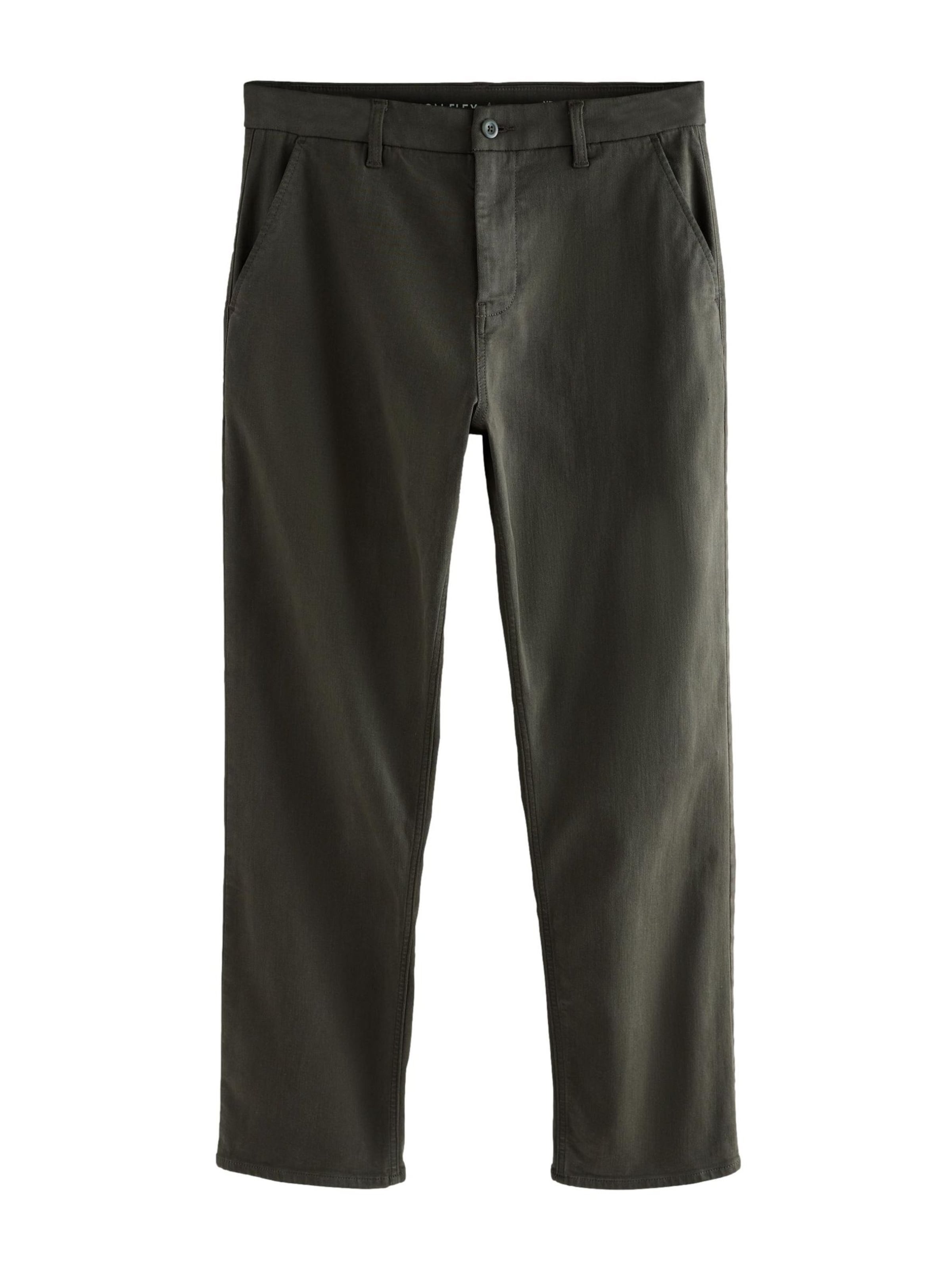 Next regular Παντελόνι τσίνο 'Motionflex' σε πράσινο: μπροστά