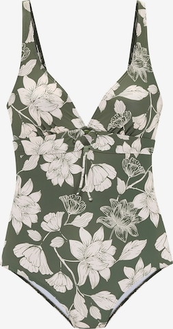 Maillot de bain s.Oliver en vert : devant