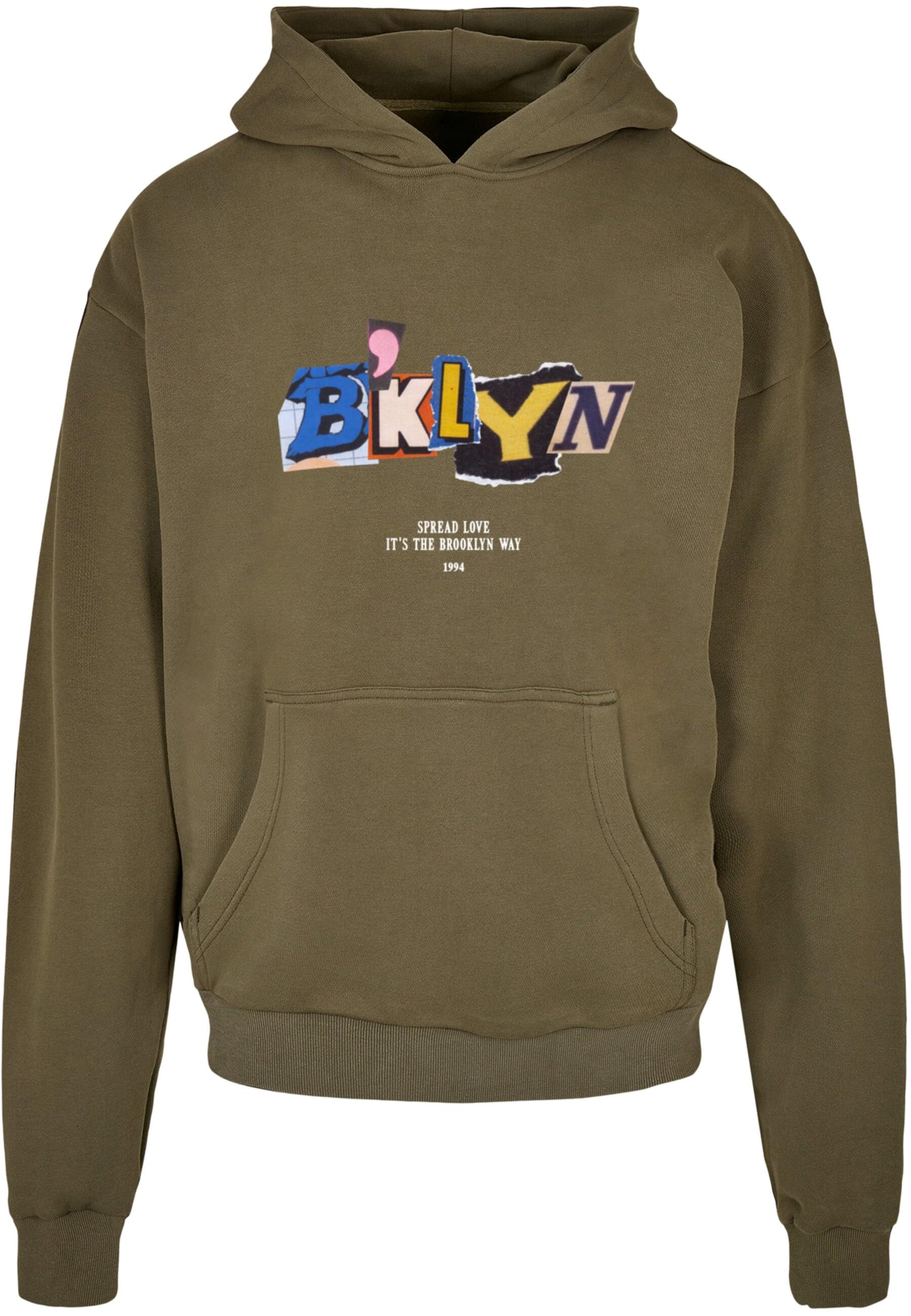 MT Upscale Sweatshirt 'Brklyn' in Green: front