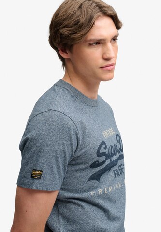 Superdry & Co Μπλουζάκι 'HERITAGE' σε μπλε