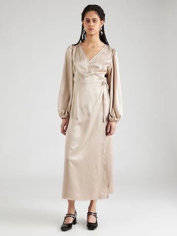 Robe 'ELLIE' VILA en beige : devant