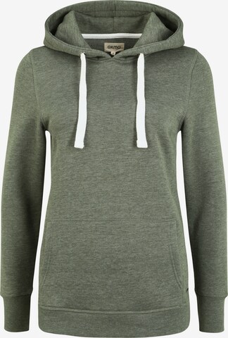 Oxmo Sweatshirt 'Olive' in Groen: voorkant