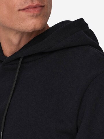 Only & Sons Sweatshirt 'Ceres' in Schwarz