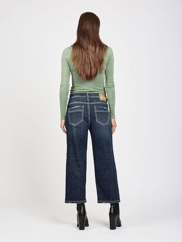 Effilé Jean '94CAROL CULOTTE' Gang en bleu