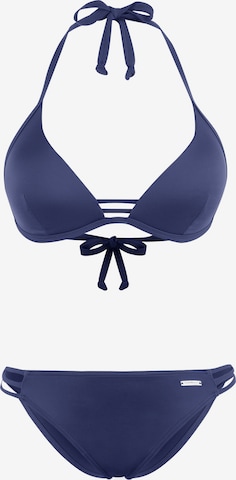 Bikini 'Alexa' di BRUNO BANANI in blu: frontale