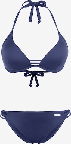 Triangle Bikini 'Alexa' BRUNO BANANI en bleu : devant