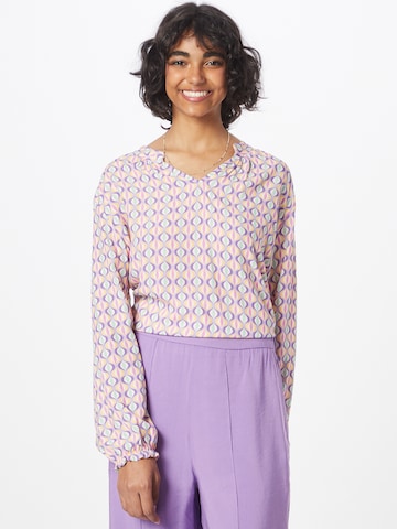 Zwillingsherz Blouse 'Rom' in Purple: front