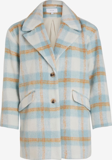 VILA Between-Seasons Coat 'Alissi' in Cream / Light blue / Ochre, Item view