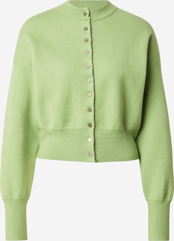 TOPSHOPKardigan - zelena boja: prednji dio