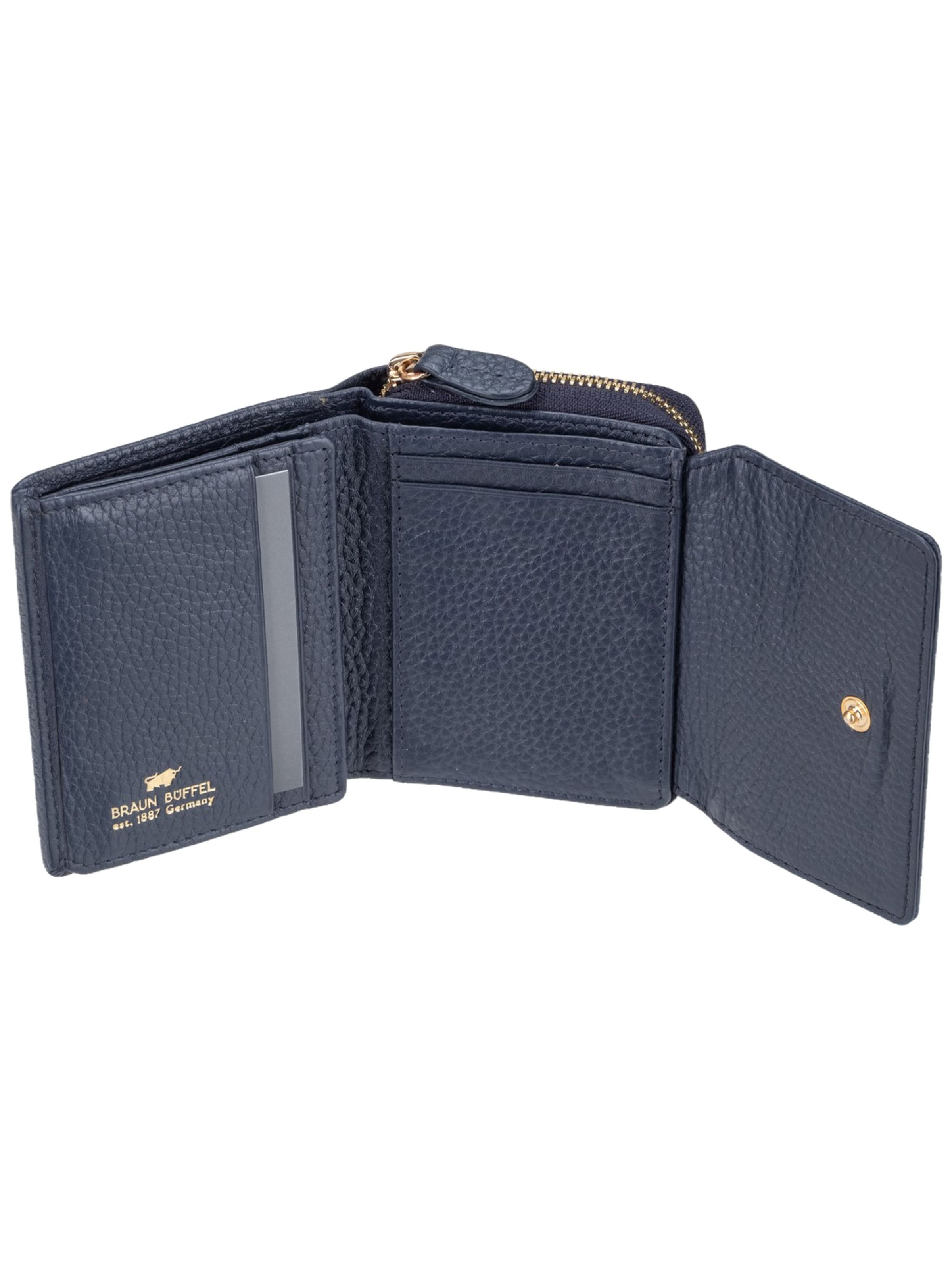 Braun Büffel Wallet ' Asti RV 50446 6CS ' in Blue