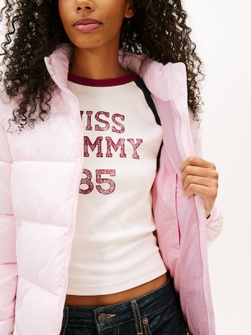 Tommy Jeans Übergangsjacke in Pink