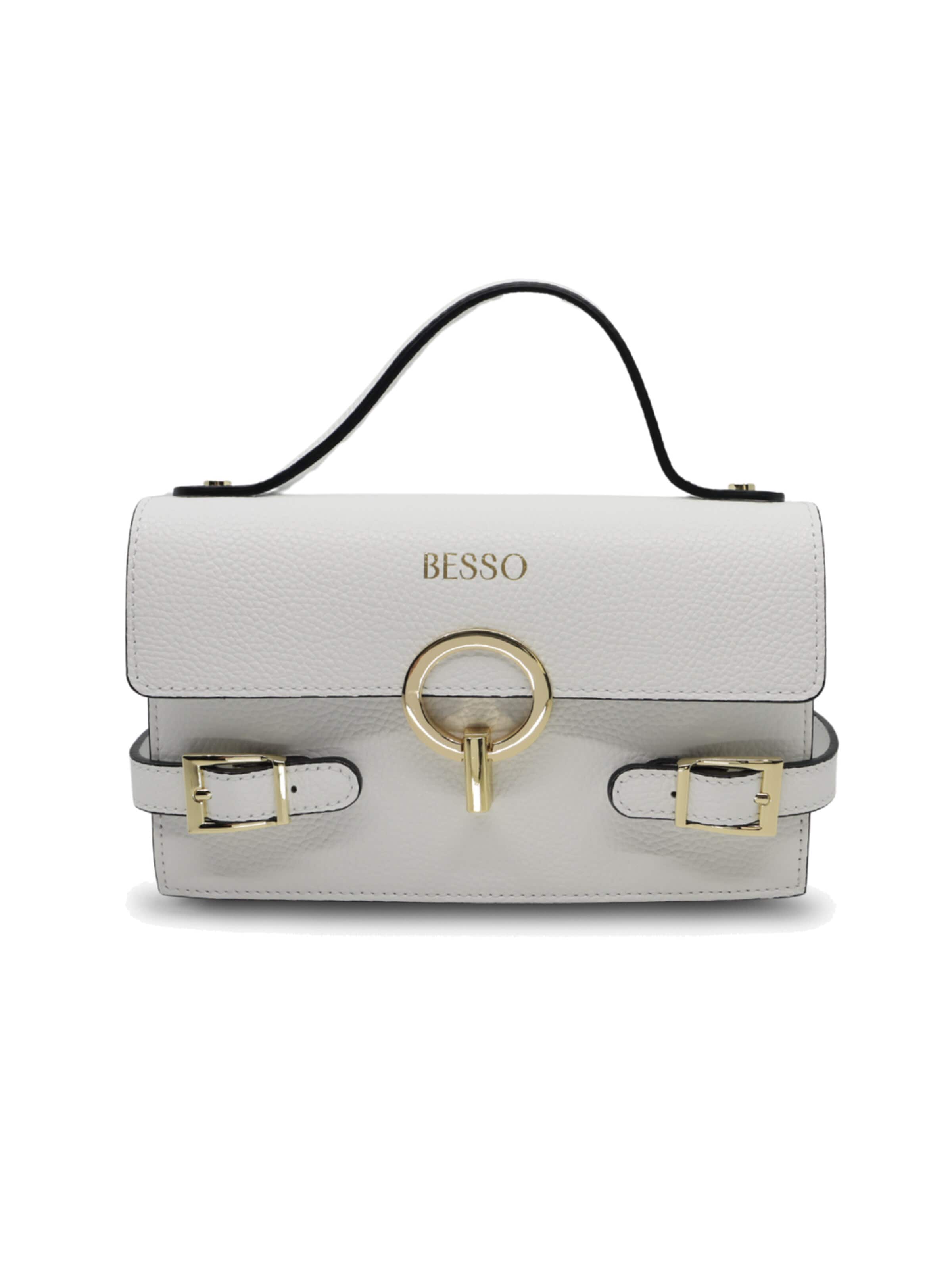 BESSO Handbag 'Splendore Chic' in White: front
