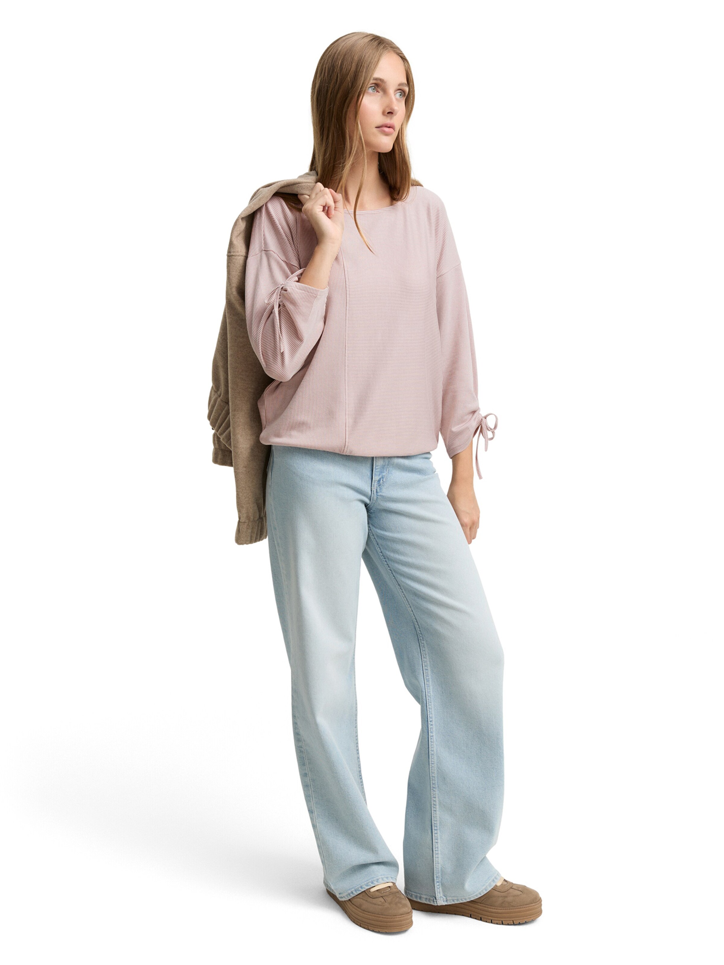 TOM TAILOR DENIM Tričko - Ružová