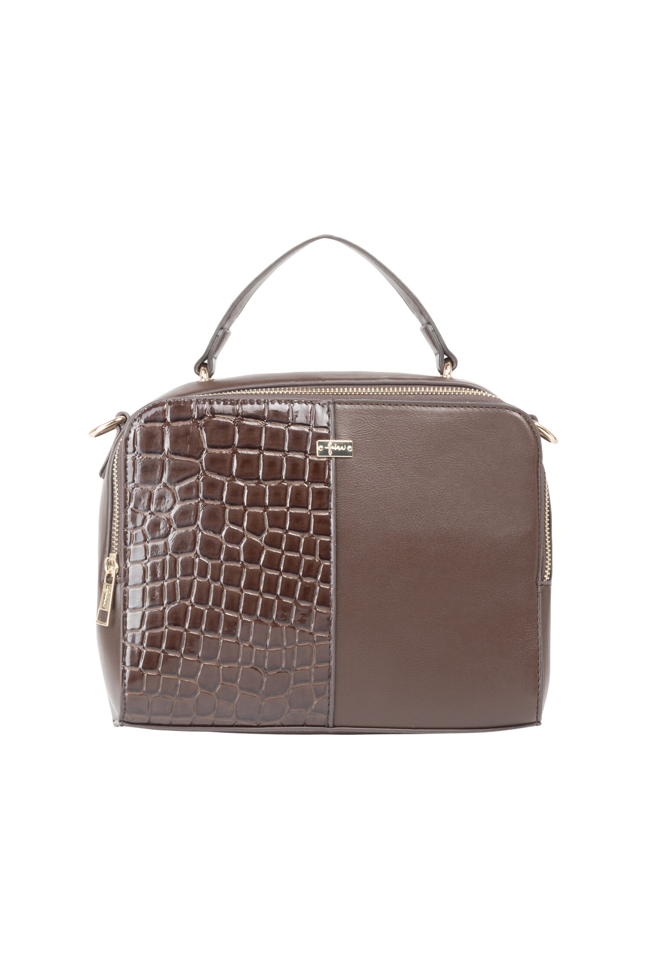 faina Handtas in Bruin: voorkant