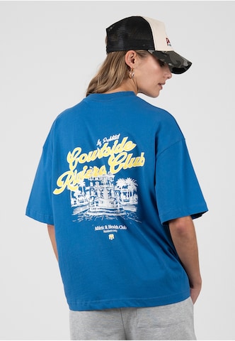 T-Shirt 'Athletic & Health Club' Prohibited en bleu