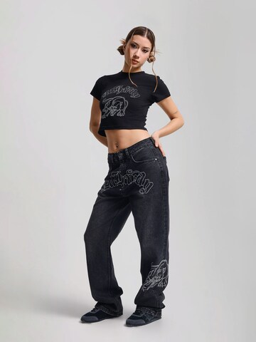 Ed Hardy Футболка 'Panther' в Черный