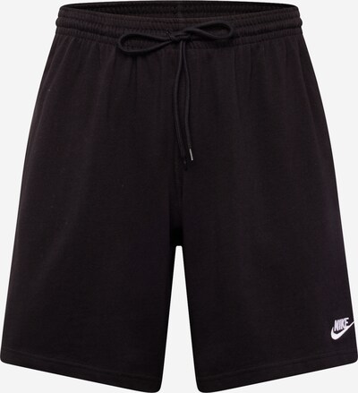 Nike Sportswear Pantalon 'Club' en noir / blanc cassé, Vue avec produit