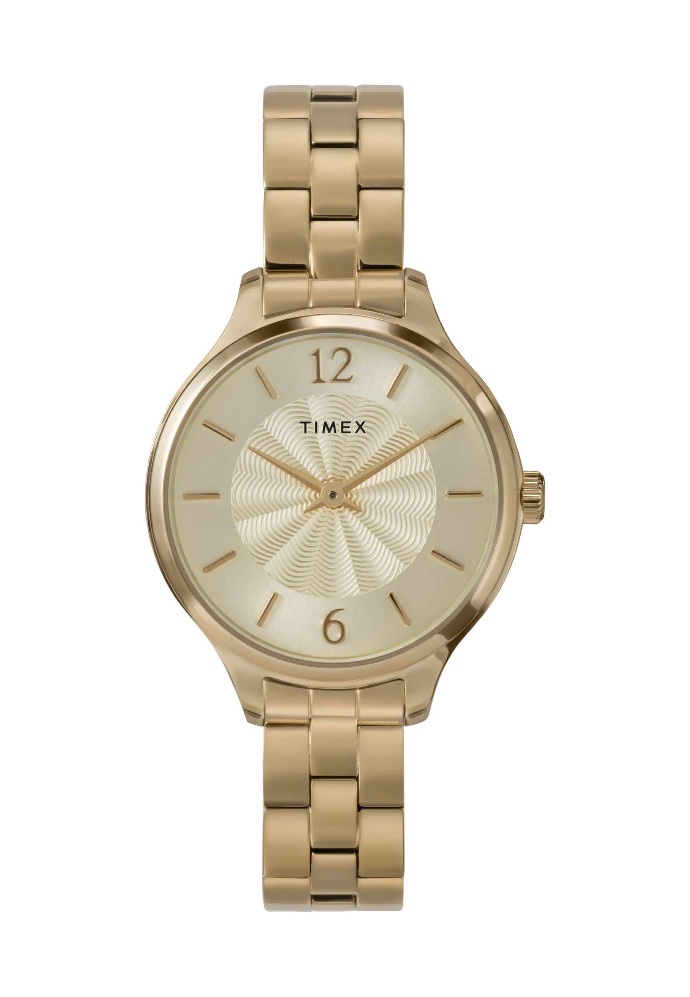 TIMEX Analogt ur 'Peyton' i guld: forside