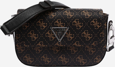GUESS Schoudertas 'AMBROSE' in de kleur Beige / Bruin / Wit, Productweergave