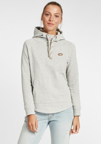 Sweat-shirt 'Amina' Oxmo en gris : devant