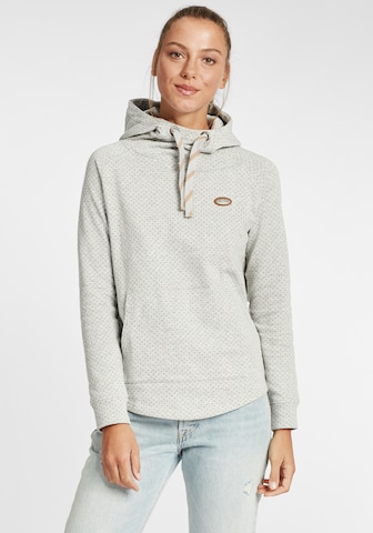 Oxmo Hoodie 'Amina' in Grau: predná strana