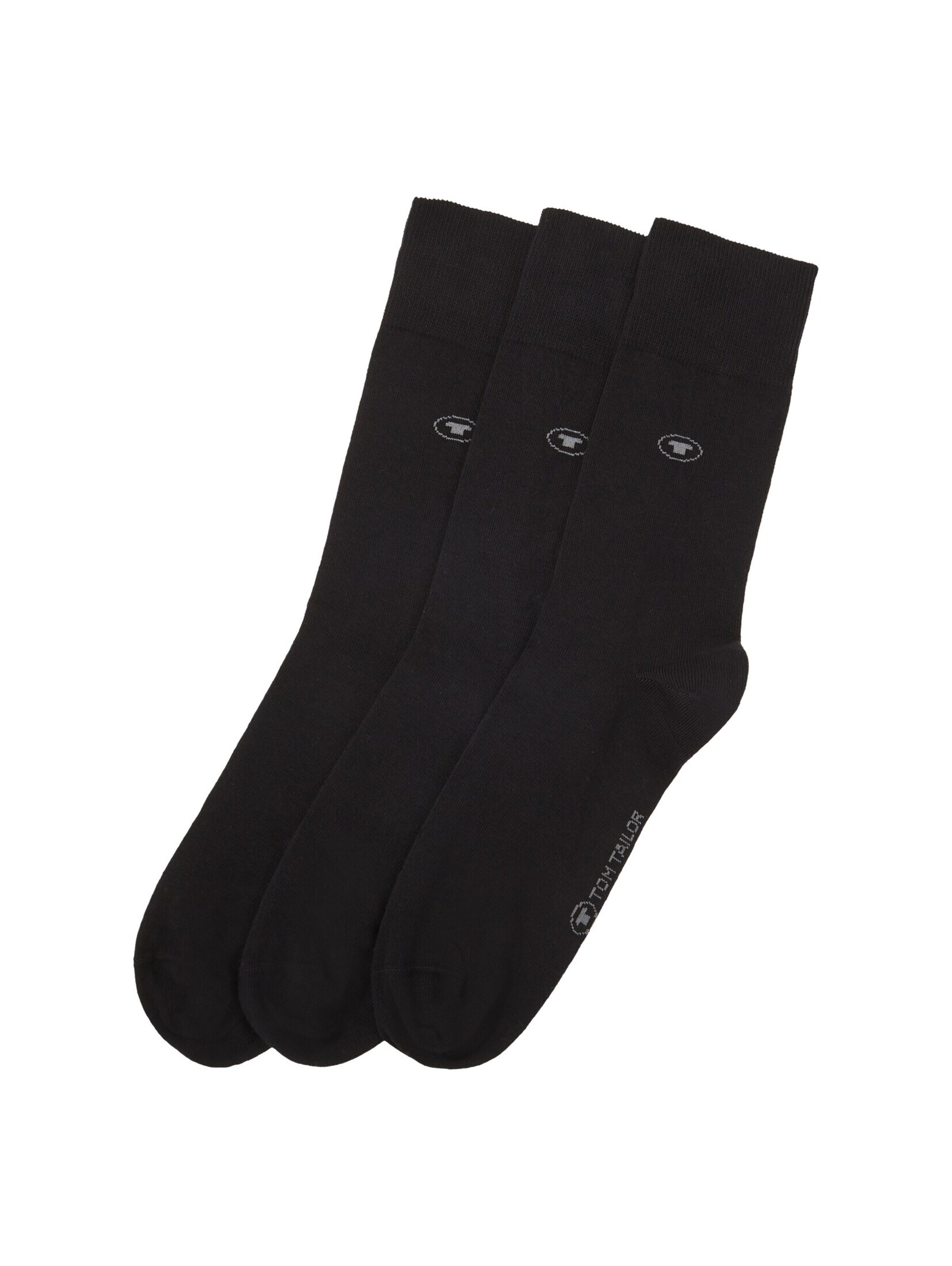 TOM TAILOR Zokni - fekete