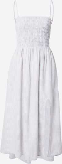 Vasarinė suknelė iš HOLLISTER, spalva – šviesiai pilka / balta, Prekių apžvalga