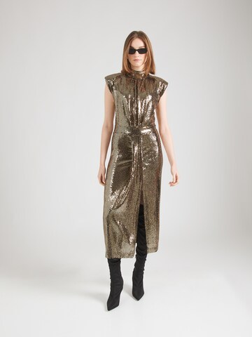 Essentiel Antwerp - Vestido de cocktail 'Gonnak' em ouro