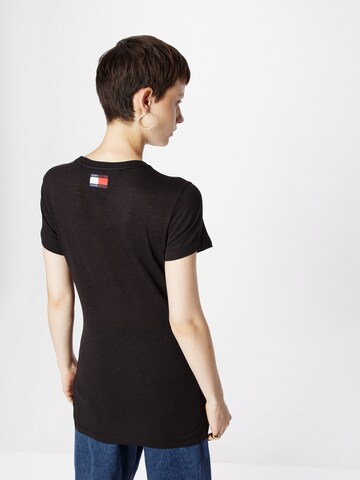 Tricou de la TOMMY HILFIGER pe negru