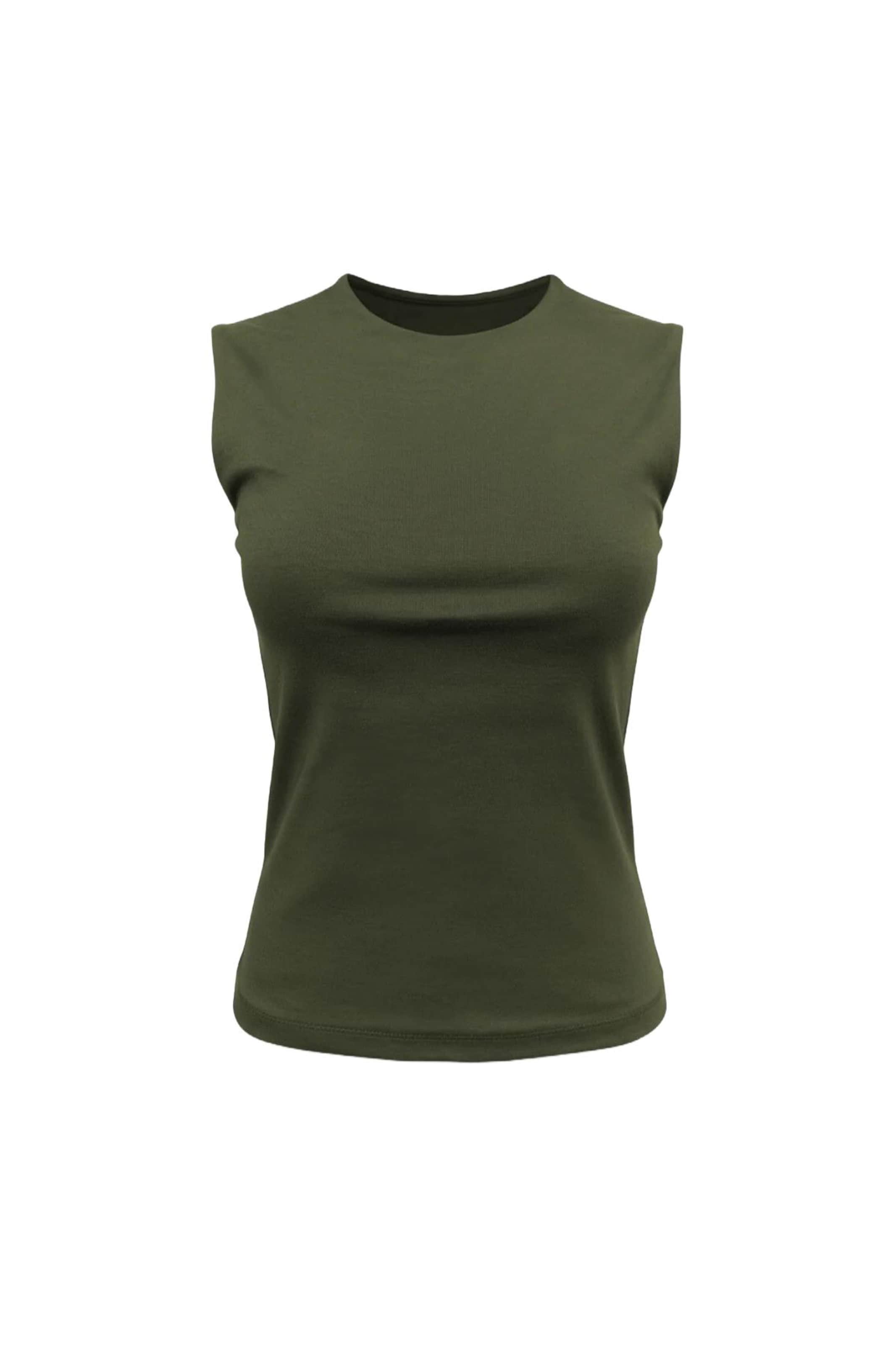 No Matter What Top in Groen: voorkant