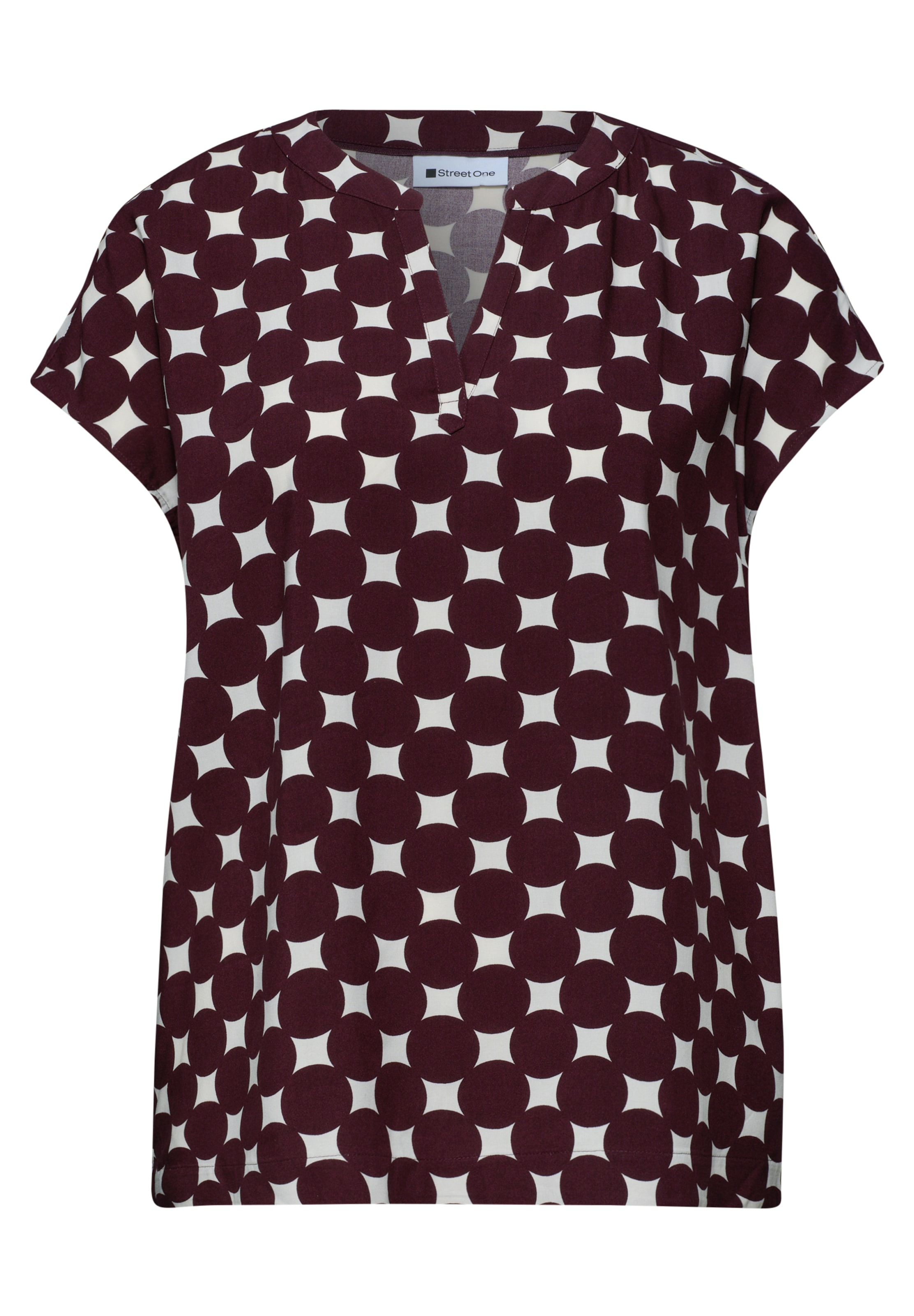 STREET ONE Bluse in Rot: Vorderseite