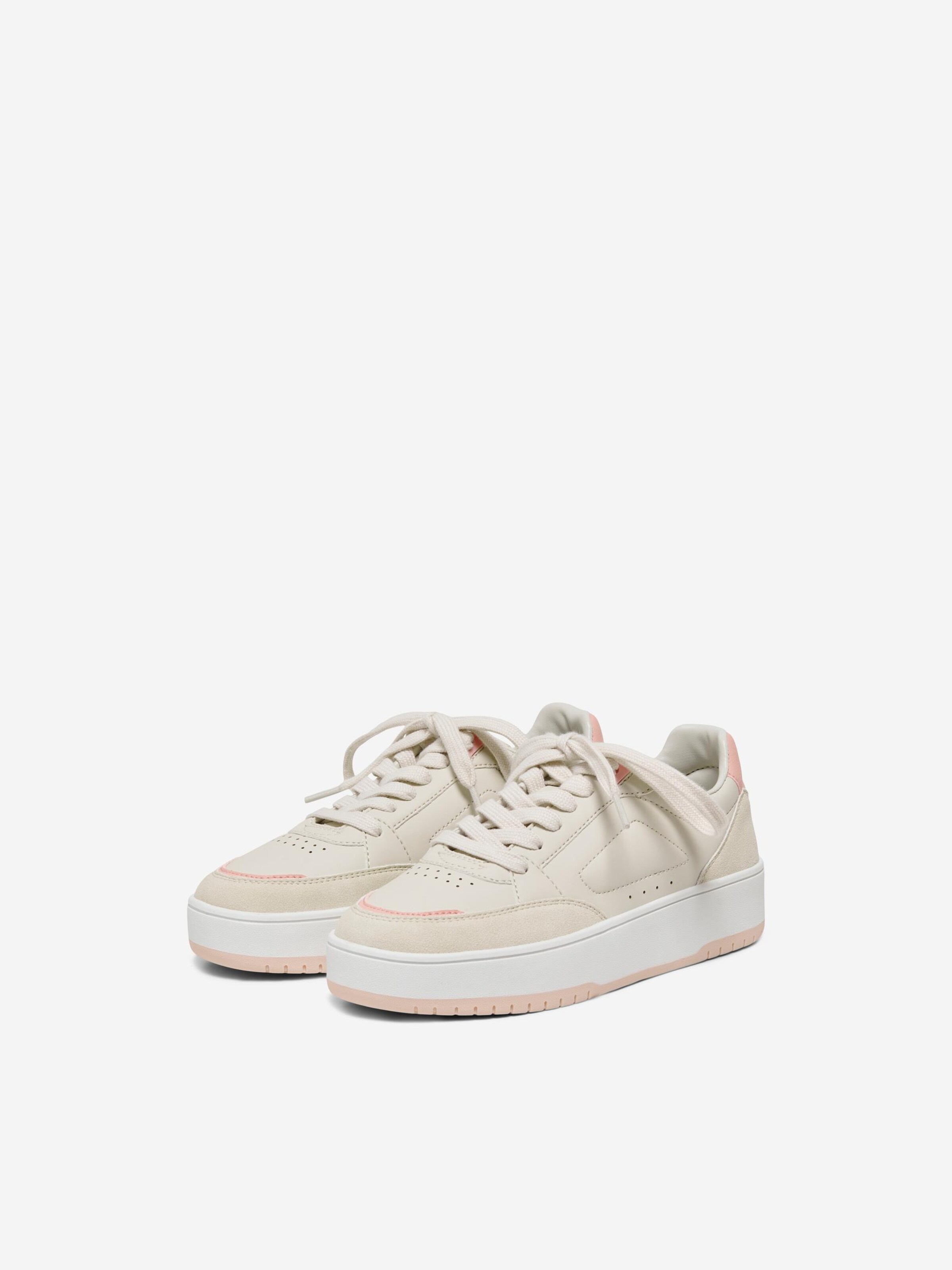 ONLY Platform trainers SAPHIRE in Cream ABOUT YOU