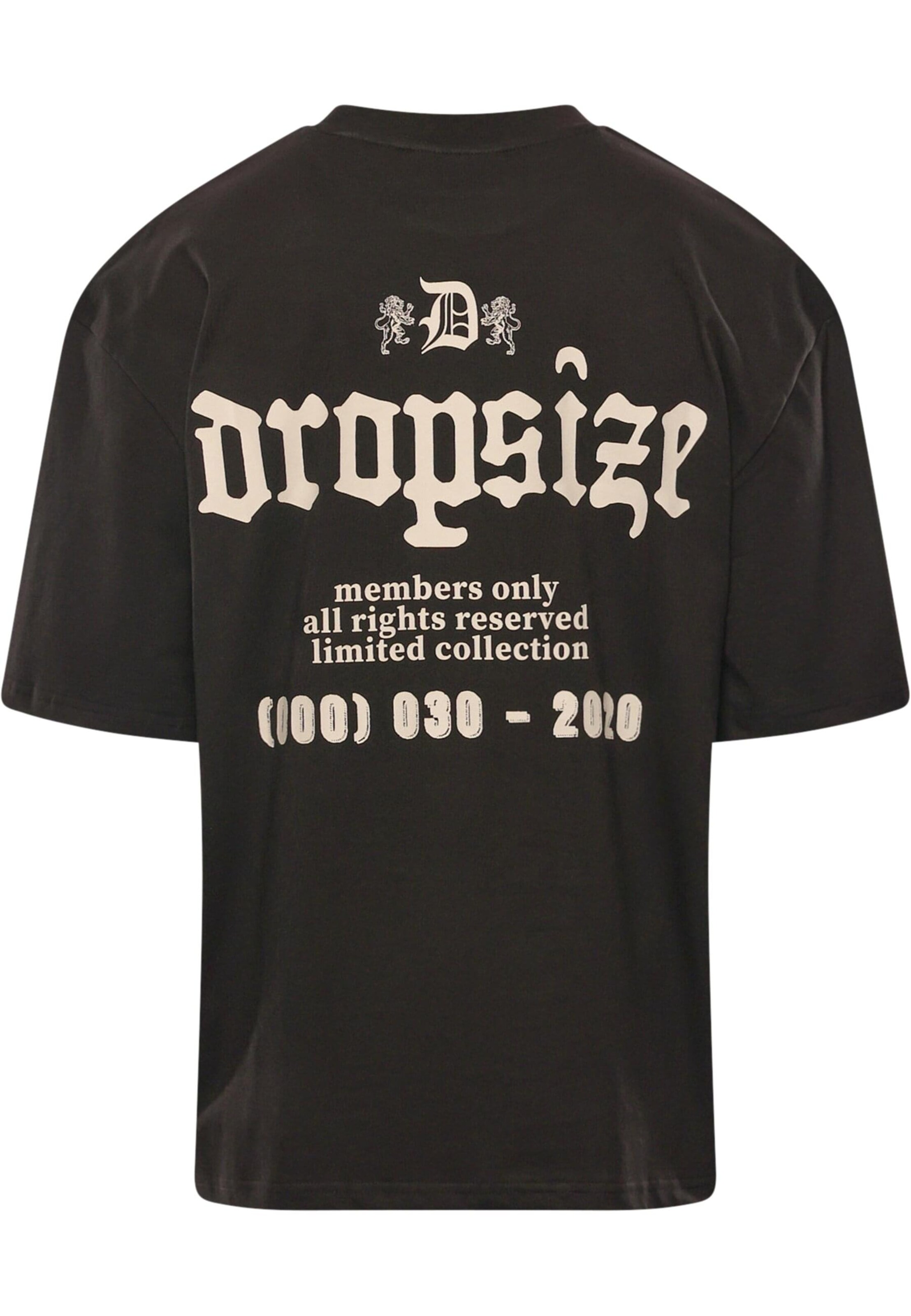 Dropsize Tričko - Čierna