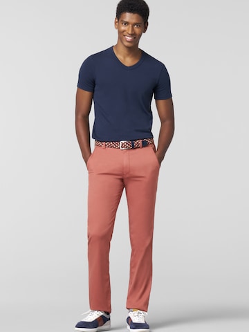 Regular Pantalon chino MEYER en rouge