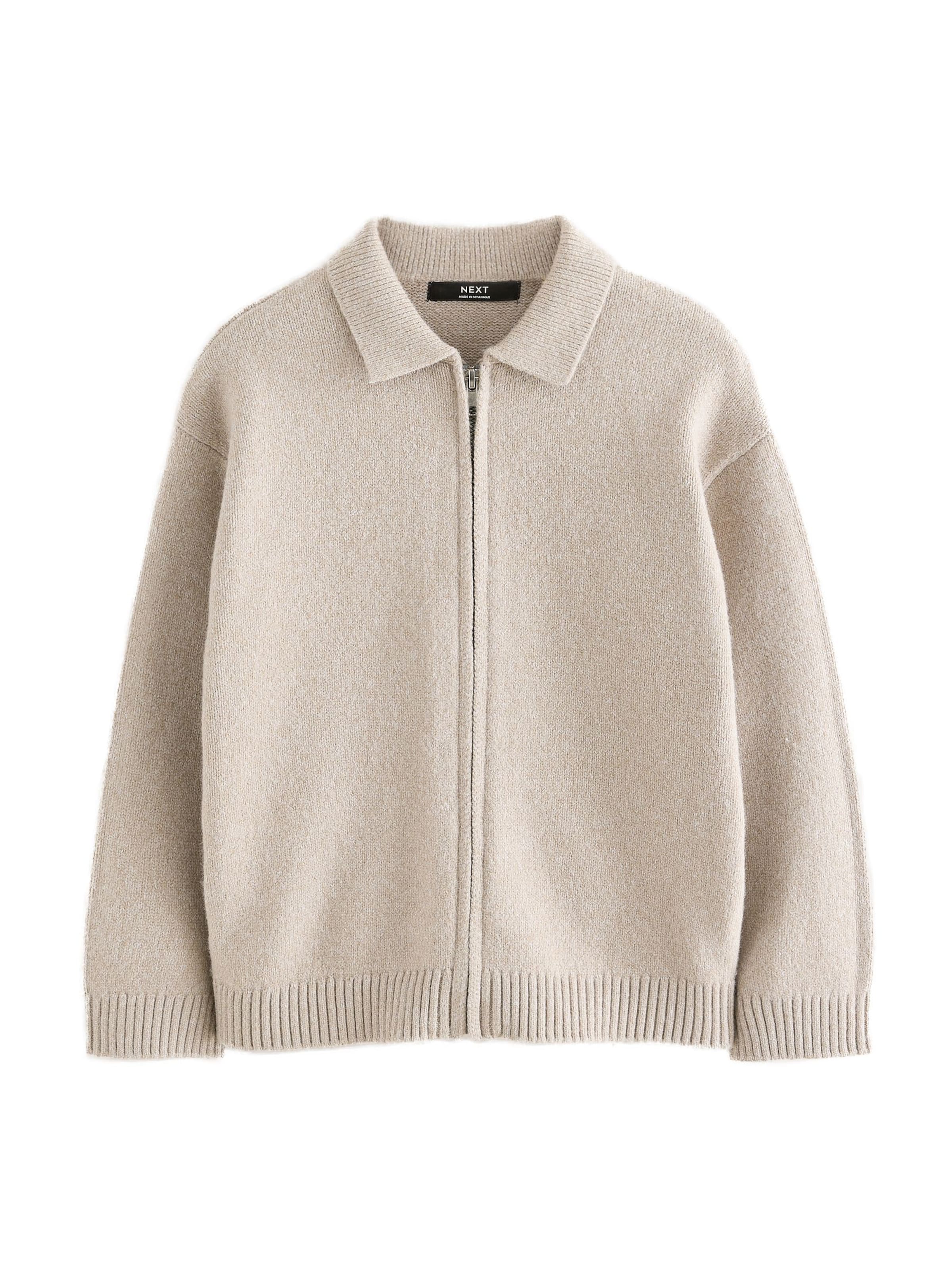 Next Gebreid vest in Beige: voorkant