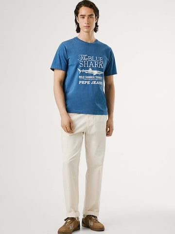Pepe Jeans Shirt 'Mali Tee' in Blue